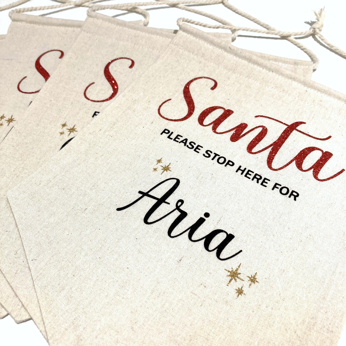 Personalised 'Santa Please Stop Here'